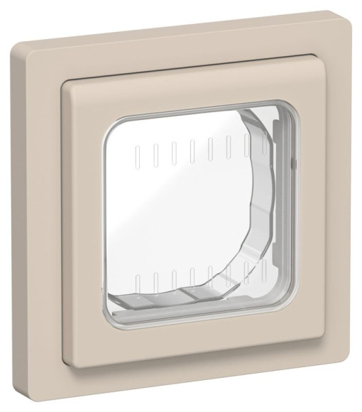 IEK FLITE Рамка 1-местная IP55 Рпро-1-55-ФлЛ льняной IEK, FI-M10-32-55-K88