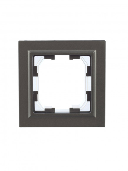 IEK BRITE Рамка 1-местная IP44 РУ-1-БрС-44 сталь , BR-M12-44-K46