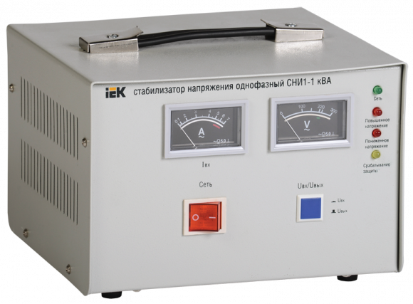 IEK Стабилизатор напряжения СНИ1-1 кВА однофазный IEK, IVS10-1-01000