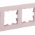BRITE Рамка 4-местная РУ-4-2-Бр стекло розовый матовый IEK, BR-M42-G-31-K14