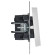 IEK BRITE Выключатель жалюзи 10А ВС10-1-5-БрАБ арктический белый IEK, BR-V15-0-10-K91