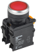 IEK Кнопка d=22мм 1NO+1NC красная MASTER IEK, MI-BT60-11-3-22-K04
