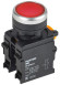 IEK Кнопка d=22мм 1NO+1NC красная MASTER IEK, MI-BT60-11-3-22-K04