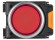 IEK Кнопка d=22мм 1NO+1NC красная MASTER IEK, MI-BT60-11-3-22-K04