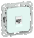 IEK FLITE Розетка компьютерная RJ45 категория 6 UTP РК6-1-0-ФлХЛ холодный лед IEK, FI-K12-2-K94