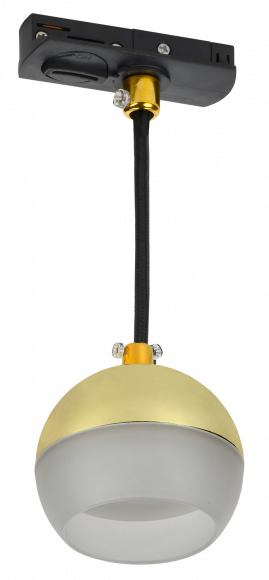 IEK LIGHTING Светильник 4119 декоративный трековый подвесной под лампу GX53 золото IEK, LT-UCB0-4119-GX53-1-K22