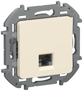 IEKINSPIRIA Розетка компьютерная RJ45 категория 6 UTP 6738311 слоновая кость IEK