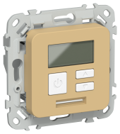 FLITE Термостат электронный с дисплеем 16А Т-ФлШм шамуа IEK, FI-RT11-K89