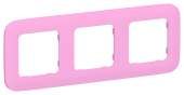 FLITE Рамка 3-местная РУ-3-А-ФлПр пурпурный IEK, FI-M32-31-20-K99