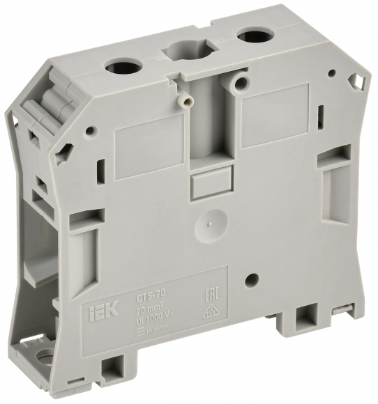 IEK Колодка клеммная CTS с шестигранником 70мм2 серая IEK, YCT10-01-K03-070