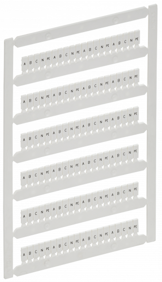 IEK ARMAFIX Маркер для CP 1,5мм2 с символами "A; B; C; N; PE" IEK, AF-CT10D-M-D15-21