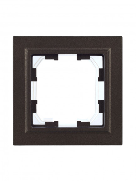 IEK BRITE Рамка 1-местная IP44 РУ-1-БрТБ-44 темная бронза , BR-M12-44-K45