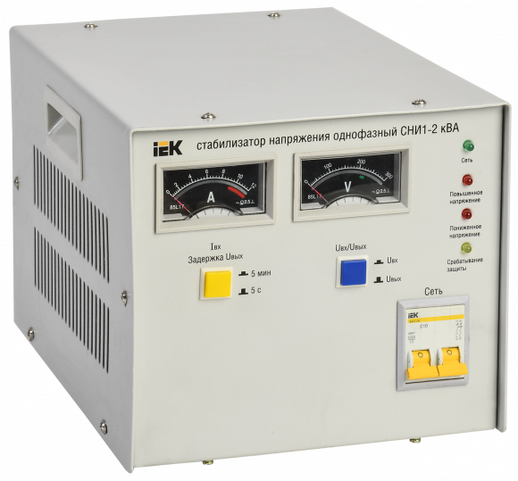IEK Стабилизатор напряжения СНИ1-2 кВА однофазный IEK, IVS10-1-02000