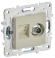 IEK SKANDY Розетка двойная TV+RJ45 кат.5E SK-A14B бежевый , SK-AK20-1-K10