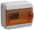 IEK TEKFOR Корпус пластиковый КМПн-8 IP65 оранжевая прозрачная дверь IEK, TF5-KP72-N-08-65-K03-K09