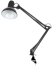LIGHTING Светильник настольный 1014 пантограф на струбцине Е27 черный IEK, LNNL4-1014-2-VV-40-K02