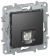 IEK IEKETIKA Розетка телефонная RJ11 6726401 антрацит IEK