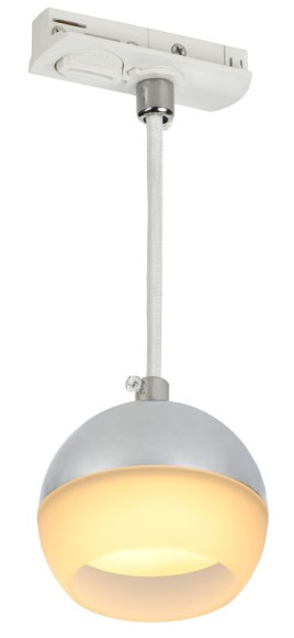 IEK LIGHTING Светильник 4119 декоративный трековый подвесной под лампу GX53 хром IEK, LT-UCB0-4119-GX53-1-K23