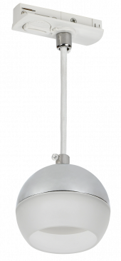 LIGHTING Светильник 4119 декоративный трековый подвесной под лампу GX53 хром IEK, LT-UCB0-4119-GX53-1-K23