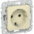 FLITE Розетка с заземлением с защитными шторками 16А РСш11-0-ФлН навахо IEK, FI-R14-16-K87