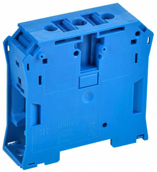 IEK Колодка клеммная CTS 120мм2 синяя IEK, YCT10-00-K07-120