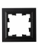 IEK BRITE Рамка 1-местная IP44 РУ-1-БрЧ-44 черный , BR-M12-44-K02