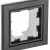 BRITE Рамка 1-местная IP44 РУ-1-БрЧ-44 черный IEK, BR-M12-44-K02
