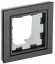 IEK BRITE Рамка 1-местная IP44 РУ-1-БрЧ-44 черный , BR-M12-44-K02