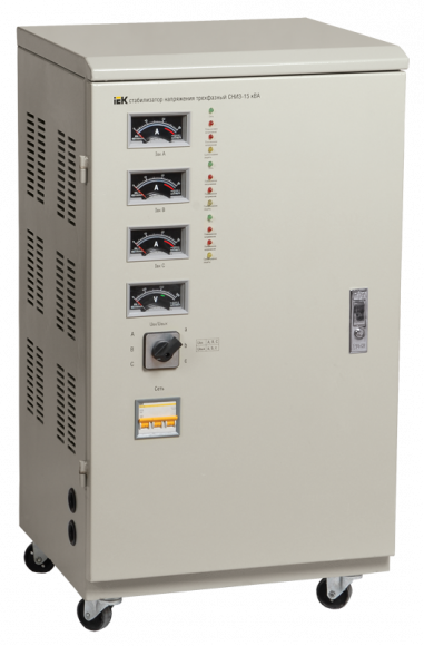 IEK Стабилизатор напряжения СНИ3-15 кВА трехфазный IEK, IVS10-3-15000