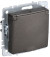 IEK BRITE Розетка 1-местная с заземлением с защитными шторками и крышкой 16А IP44 РСбш10-3-44-БрТБ темная бронза , BR-R16-16-44-K45