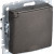 BRITE Розетка 1-местная с заземлением с защитными шторками и крышкой 16А IP44 РСбш10-3-44-БрТБ темная бронза IEK, BR-R16-16-44-K45