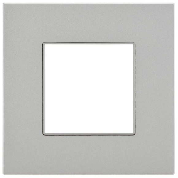 IEK SKANDY Рамка 1-местная SK-F31S металл серебряный , SK-M12-M-K23