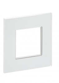SKANDY Рамка 1-местная SK-F31S металл серебряный , SK-M12-M-K23