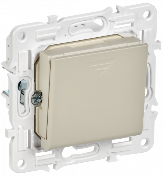 IEK SKANDY Выключатель карточный 30А SK-V15B бежевый , SK-V11-0-10-K10