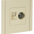 FORTE&amp;PIANO Розетка двойная TV+RJ45 кат.5E FP436 ваниль IEK, FP-AK20-1-K10