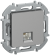 IEK IEKINSPIRIA Розетка телефонная RJ11 6738221 алюминий IEK