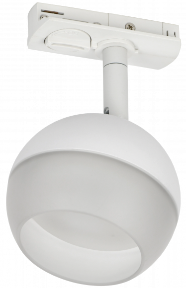 IEK LIGHTING Светильник 4118 декоративный трековый поворотный под лампу GX53 белый IEK, LT-USB0-4118-GX53-1-K01