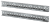 IEK FORMAT Профиль монтажный 50х25 в шкаф 600мм (2шт/упак) IEK, FO-00-PRM-060
