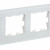 BRITE Рамка 4-местная РУ-4-2-Бр стекло белый RE IEK, BR-M42-G-41-K01
