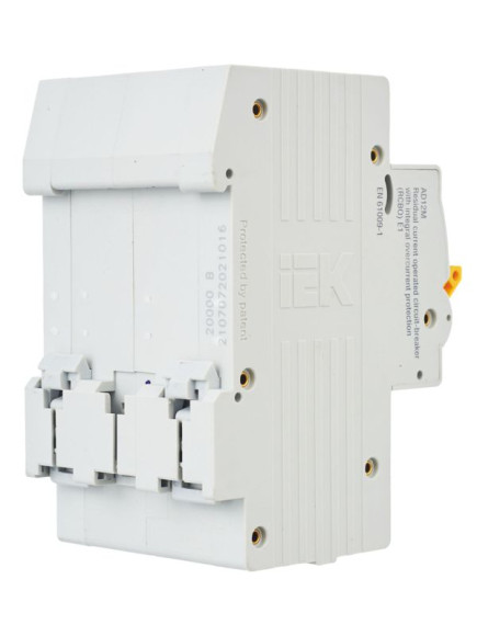 IEK KARAT Дифференциальный автомат АД12M 2P B16 30мА тип A IEK, MAD12-2-016-B-030