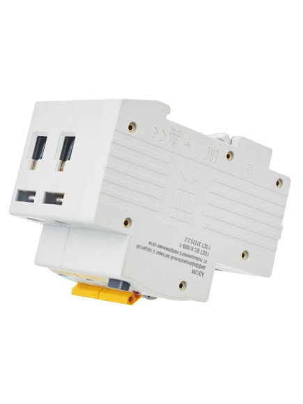 IEK KARAT Дифференциальный автомат АД12M 2P B16 30мА тип A IEK, MAD12-2-016-B-030