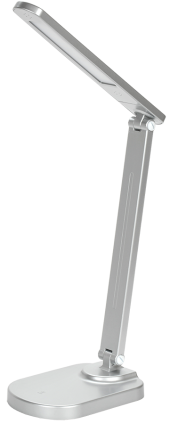 LIGHTING Светильник светодиодный настольный 2028 5Вт на подставке USB-выход диммер серебро IEK, LDNL0-2028-1-UV-05-K27