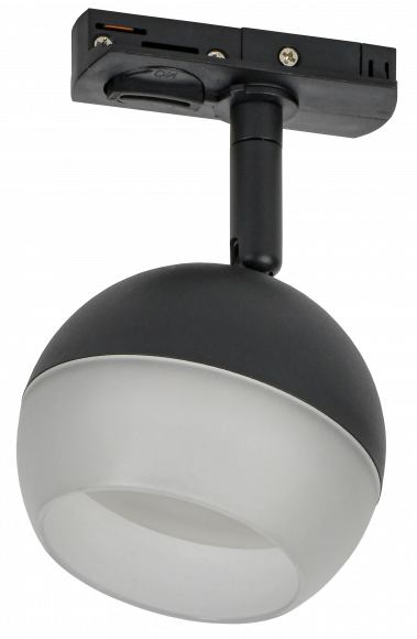 IEK LIGHTING Светильник 4118 декоративный трековый поворотный под лампу GX53 черный IEK, LT-USB0-4118-GX53-1-K02