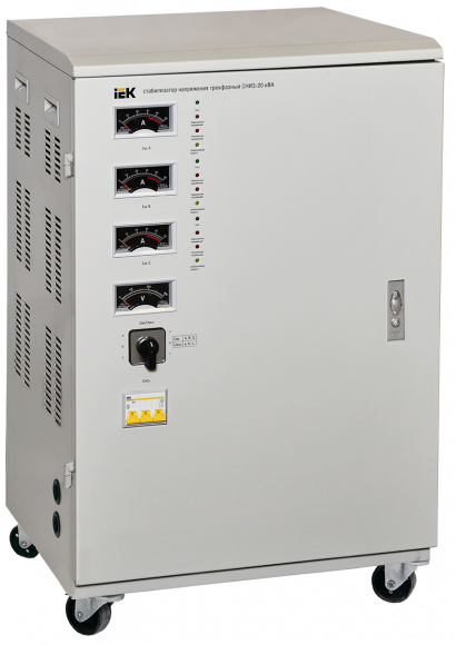 IEK Стабилизатор напряжения СНИ3-20 кВА трехфазный IEK, IVS10-3-20000