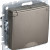 BRITE Розетка 1-местная с заземлением с защитными шторками и крышкой 16А IP44 РСбш10-3-44-БрШ шампань IEK, BR-R16-16-44-K37