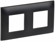 SKANDY Рамка 2-местная SK-F02Bl черный , SK-M22-K02