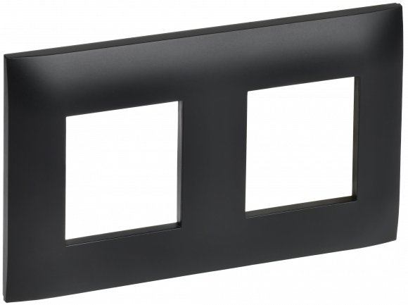 IEK SKANDY Рамка 2-местная SK-F02Bl черный , SK-M22-K02