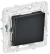 IEK SKANDY Выключатель карточный 30А SK-V15Bl черный , SK-V11-0-10-K02