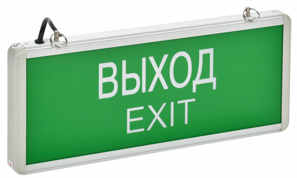 IEK LIGHTING Светильник аварийный ССА1001 на светодиодах 3Вт 1,5ч односторонний ВЫХОД-EXIT IEK, LSSA0-1001-003-K03