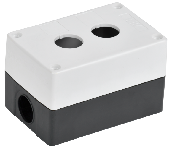 IEK Корпус КП102-Р для кнопок 2 места белый IEK, BKP10-2-K01-R IEK Корпус КП102-Р для кнопок 2 места белый IEK, BKP10-2-K01-R